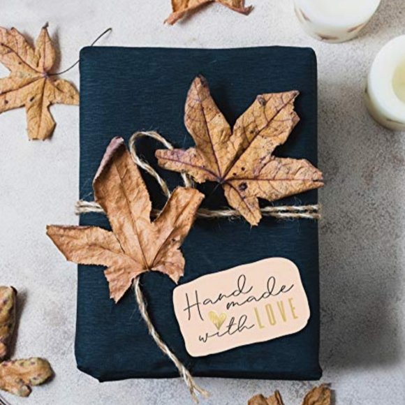 50 HANDMADE WITH LOVE Business Stickers Special Cut 1.75" x 2.75" - Picture 8 of 10